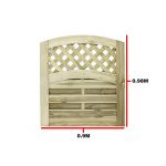 St Meloir Gates 0.98 X 0.9m
