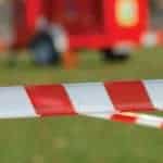 Barrier Tape Red & White Non Adhesive 500m X 72mm - Image 2