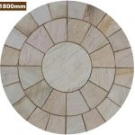 Natural Stone Circle Fossil 1800mm