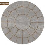 Natural Stone Circle Grey 1800mm