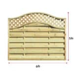 St Meloir Panels 6Ft X 5Ft