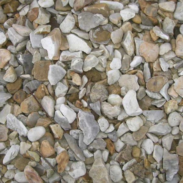 white gravel