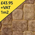 60mm Aura Cobble Paver Bronze Fleck  171x114mm