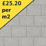 50mm Corrib Granite Block Silver 210 X 170mm