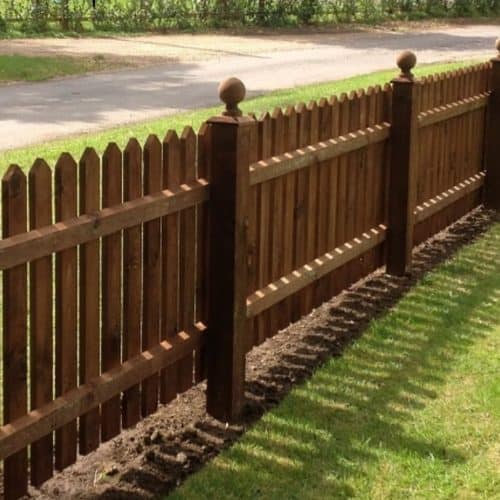 Picket Fence Panel 1800 X 900mm - UK Bricks, Timber, Pavers, and ...