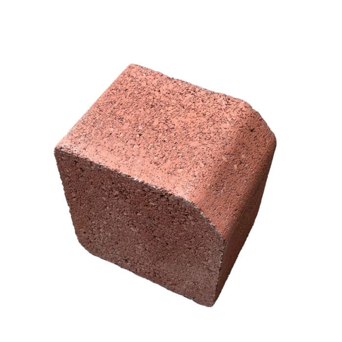 Small Kerb Edgings 125 X 125 X 100mm Red