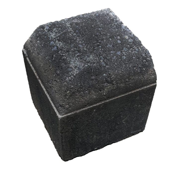 Tumbled Small Kerb External Angle Charcoal