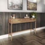 Smoked Oak Acoustic Slat Wall Panel (2400x605x22mm) - Image 2