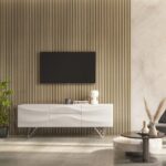 Light Oak Acoustic Slat Wall Panel (2400x605x22mm)