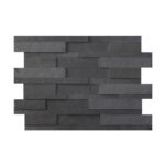 Black Split Meridian Wall Claddings 600 X 150 X 10-30mm