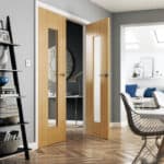 Axis Oak Glazed Internal Door - Image 3