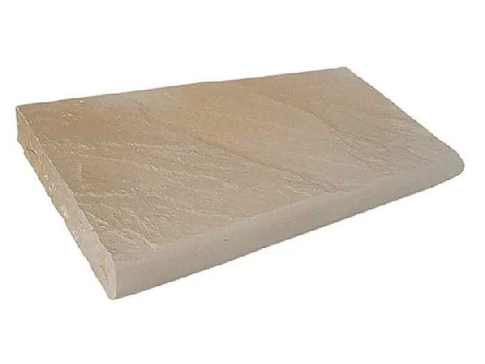 Natural Stone Bullnose Step Raj Green 600 X 350 X 50mm - Image 2