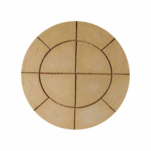 Ashwell Circle Honey Brown 1.5m