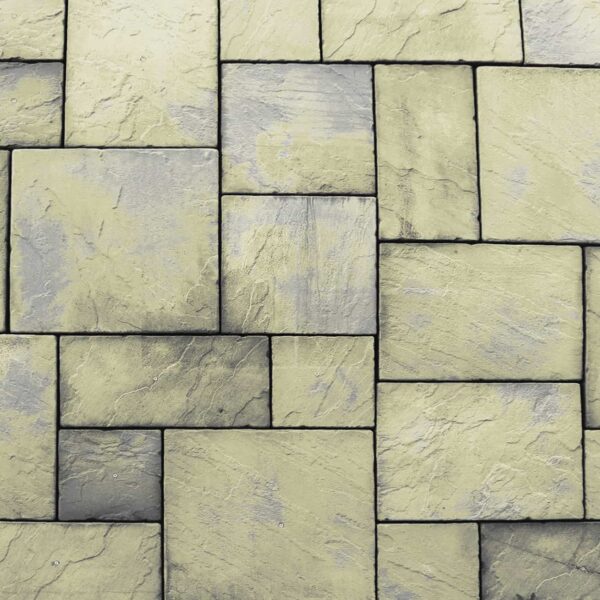 Stratford weathered buff garden patio kit