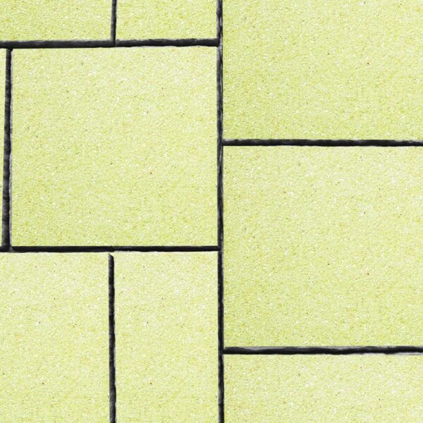 Textured yellow garden patio kit