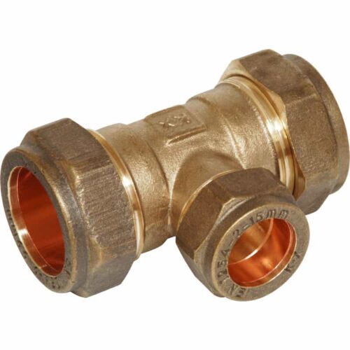 22 X 22 X 15mm Compression Reducing Tee