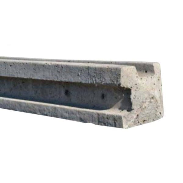 Corner concrete post for fencing installation and support