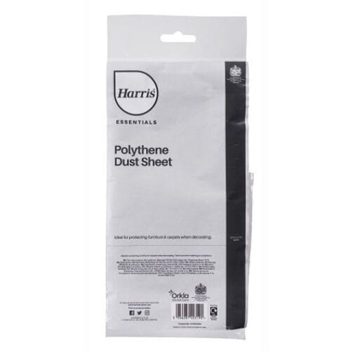 Essentials Dust Sheet Polythene 3.7 X 3.7m1
