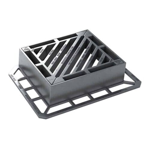 HINGED GULLY Grating 440 X 380 X 100mm D400