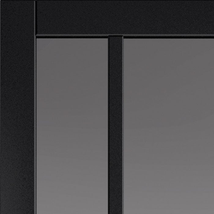 City Black Tinted Glazed Internal Door - Image 3