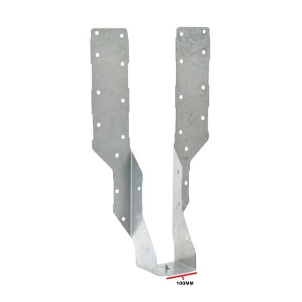 Jiffy joist hanger 100mm galvanised steel timber support bracket