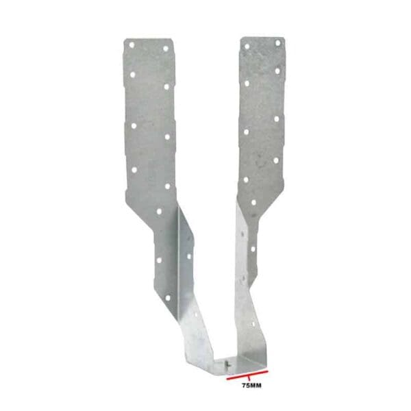 Jiffy joist hanger 75mm galvanised steel timber support bracket