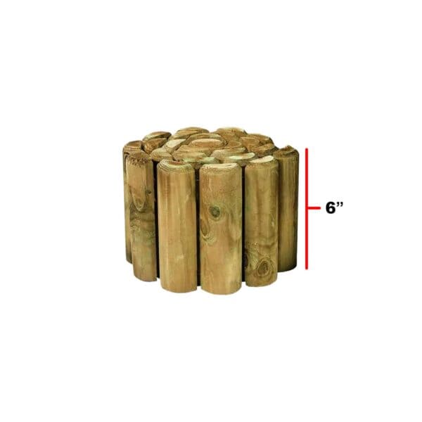 Log Roll Edging 1.8m X 150mm 6"