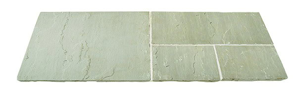 Natural Stone Calibrated Patio Kit Natural Grey Indian Sandstone - Image 2