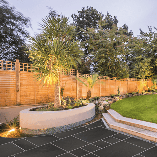 Natural Stone Calibrated Patio Kit Black Slate - Image 4