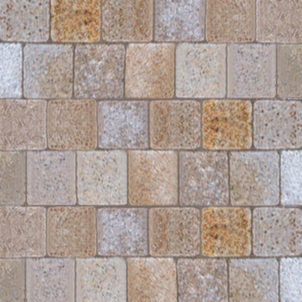 Sawn And Tumbled Sett Ember 100 X 100 X 25mm +/-