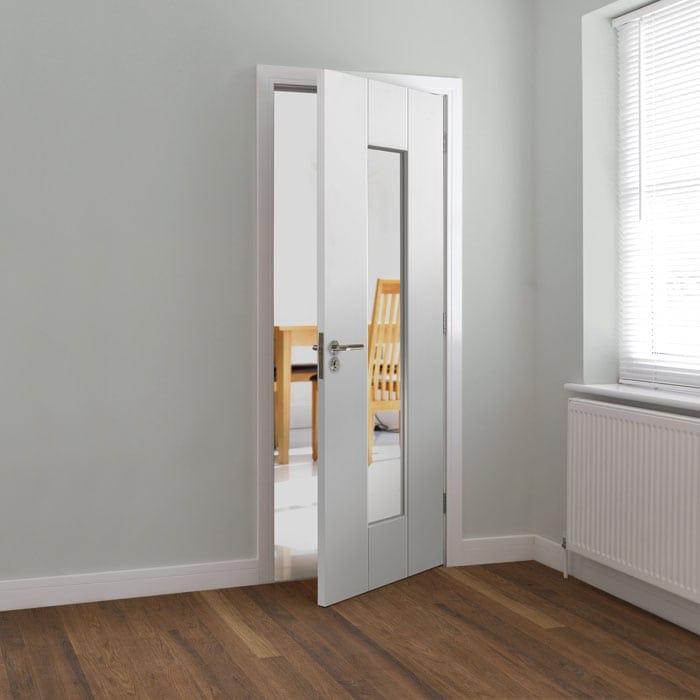 Axis White Glazed Internal Door - Image 3