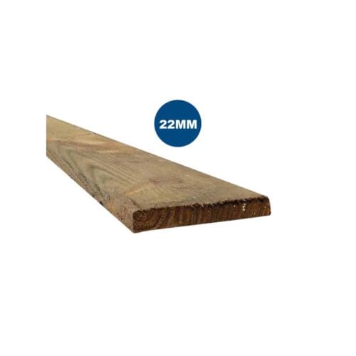22mm thick timber gravel board for fence panel protection