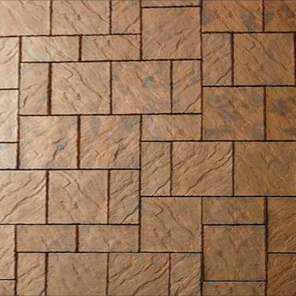 Ashwell Patio Kit Honey Brown 2.7 X 2.7m 7.29m2