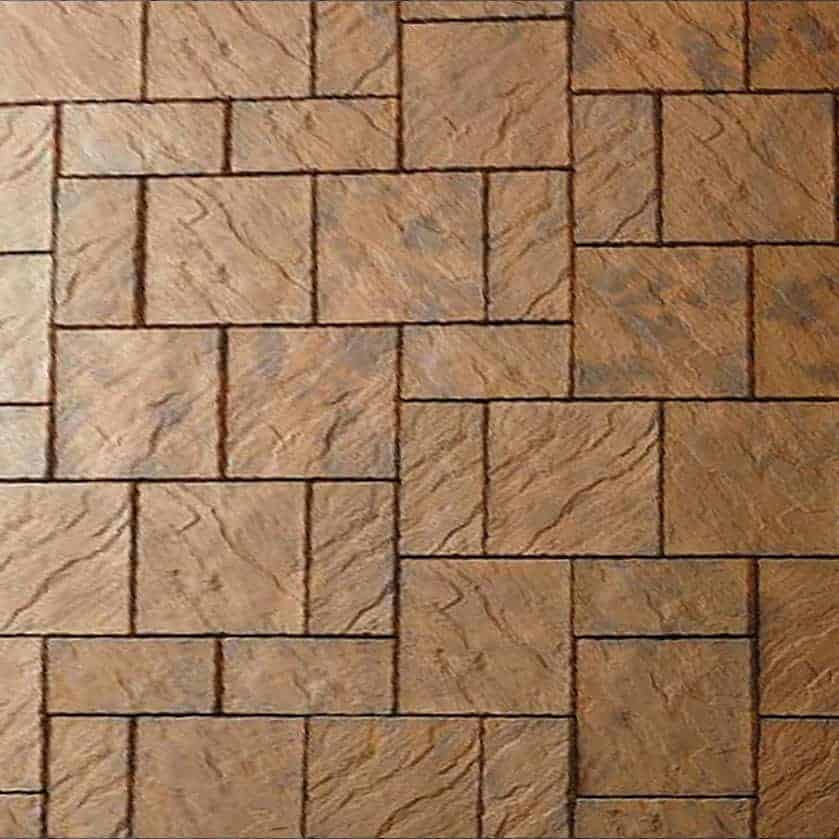 Ashwell Patio Kit Honey Brown 2.7 X 2.7m 7.29m2