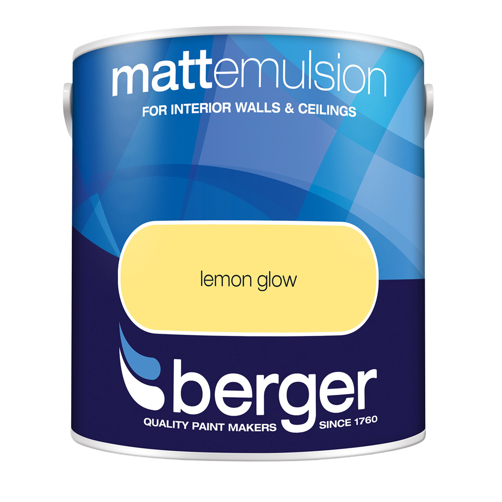 Berger Matt Emulsion Lemon Glow 2.5L