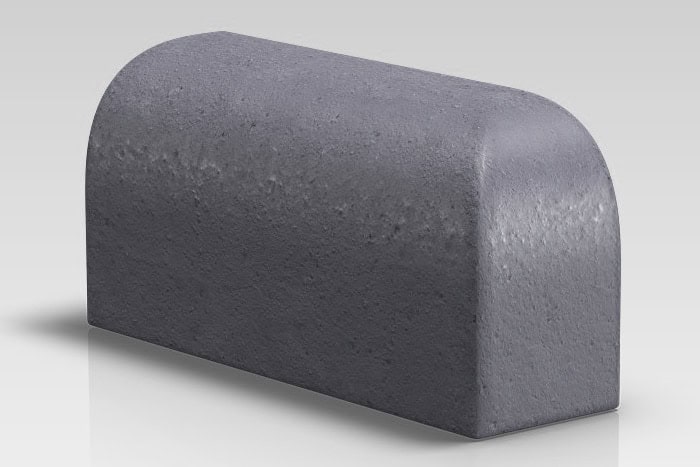 Bn 10.2 Single Bullnose External Return On Edge Blue Right