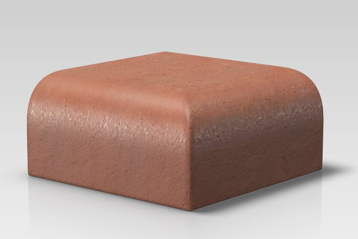 Bn 10.4 Bullnose Single Bullnose External Return On Edge Red