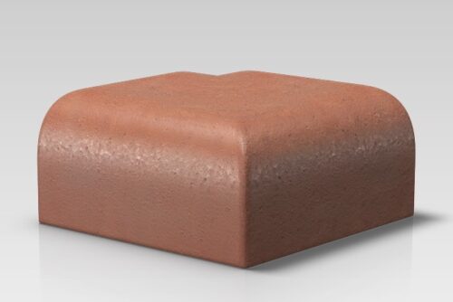 Bn 19.2 Bullnose External Return To Double Bullnose Square Corners On Bed Red