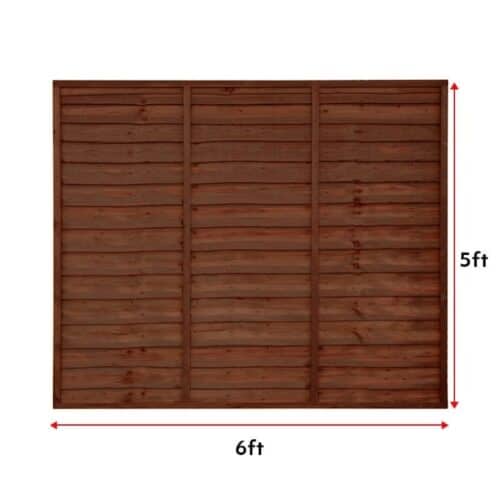 Brown Fence Panel 5x6 1
