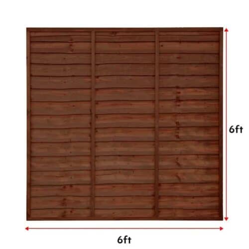 Brown Fence Panel 6x6 1