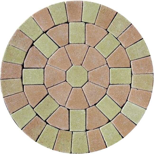 Smooth Cobble Circle Oak 2.1m