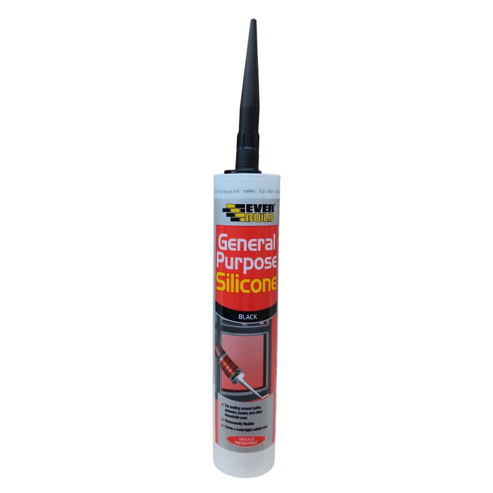Everbuild General Purpose Silicone Black 260ml