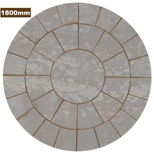 Natural Stone Circle Grey 1800mm