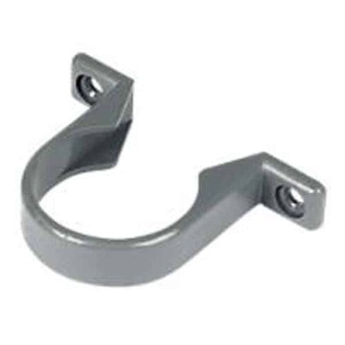 grey waste pipe clip