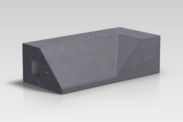 Pl 4.1 Plinth Internal Return Corner Blue Left