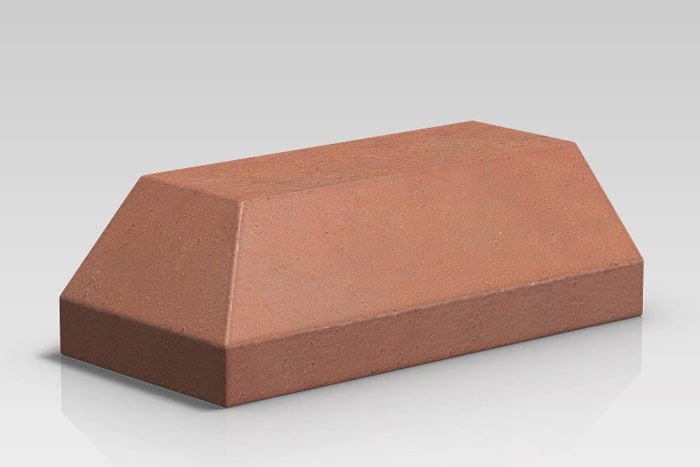 Pl 7.2 Plinth External Return Corner Red Left 73mm