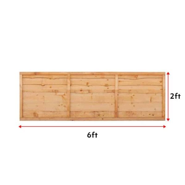 Superior Fence Panels 6Ft X 2Ft