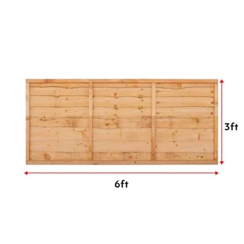 Superior Fence Panels 6Ft X 3Ft