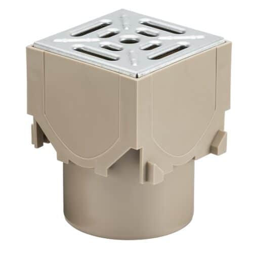 Aco Raindrain Corner Unit With Galvanised Grid
