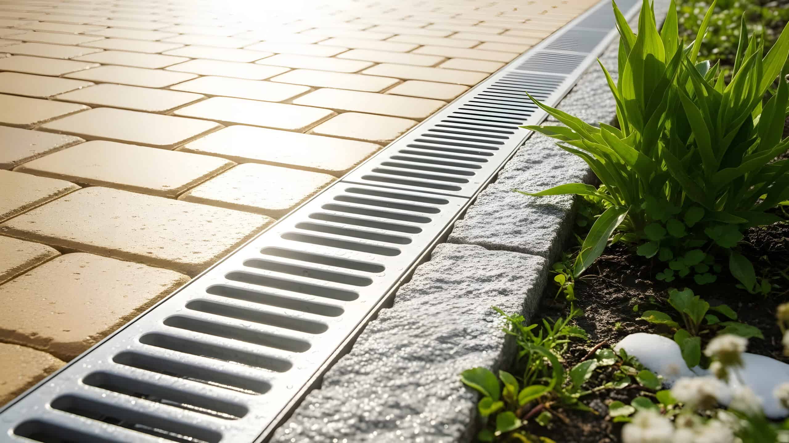 how to create plastic drainage channel scaled